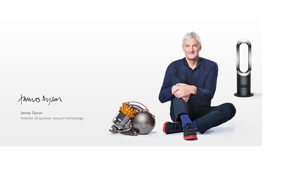 Sir James Dyson  inventer  of bagless vacuum cleaners