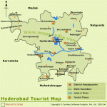 Tourist Map of Hyderabad