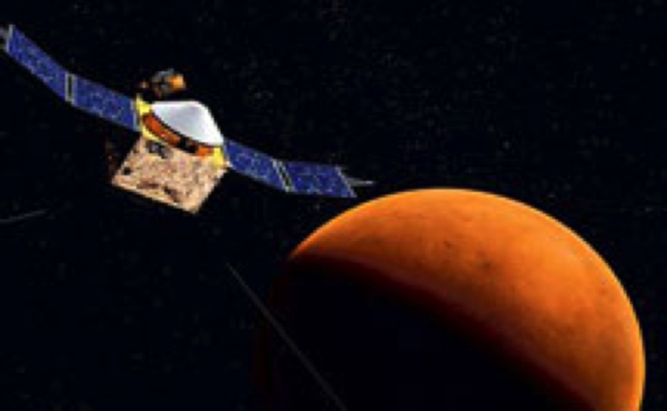 India's Mars Orbiter completed 100 days of its Martian orbit on the New Year's Day 2015