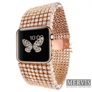 Check out this ultra luxury Apple Watch clad in rose gold and studded in diamonds – costs £20,000