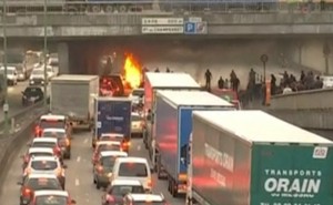 French Uber Protest 