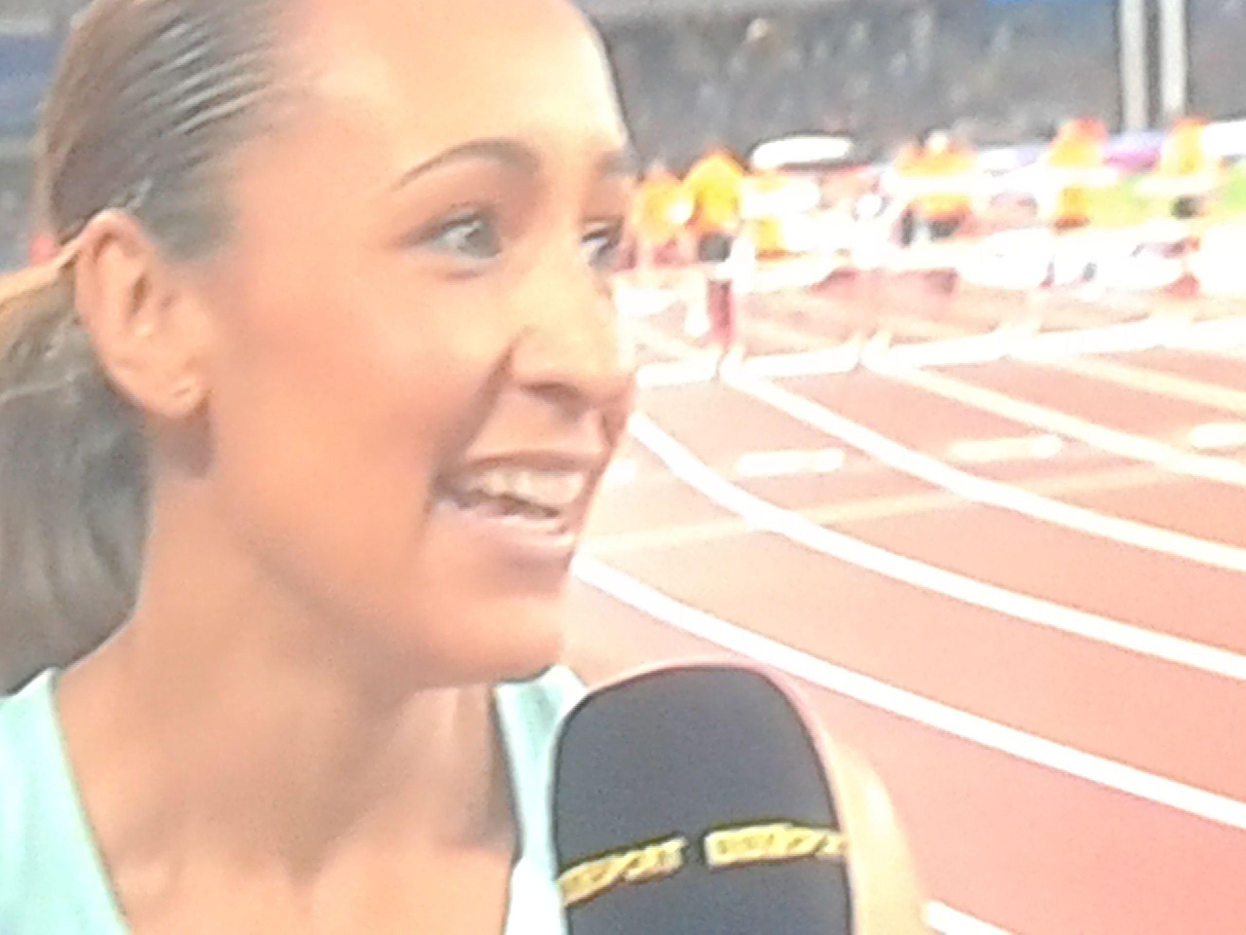 British Sheffield based sports star and Olympic Gold Medallist Jessica Ennis