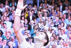 Novak thanks the lord