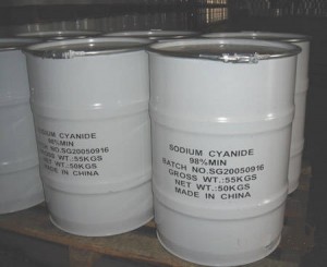 sodium cyanide drums