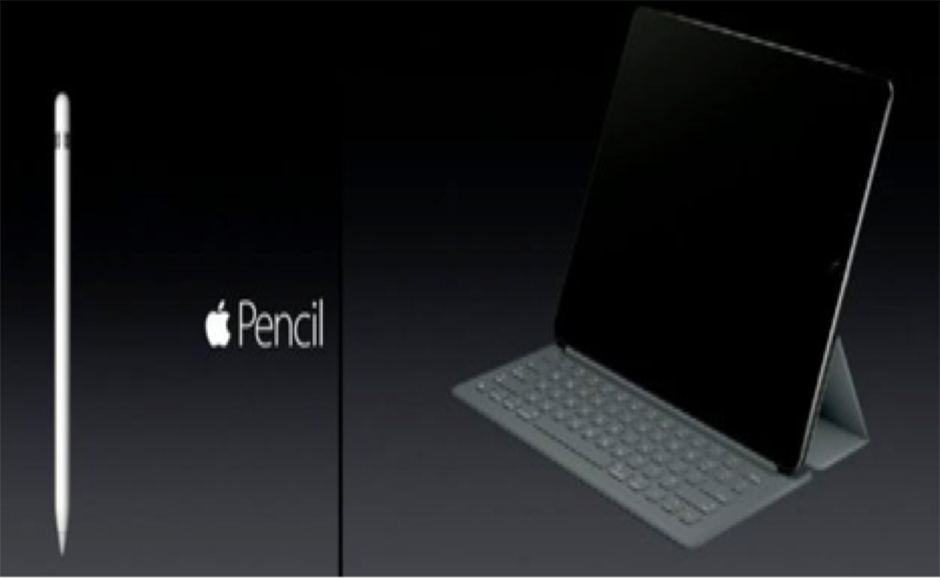Apple's new stylus and keyboard cover for the larger iPad