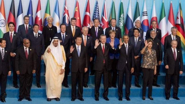 G20 world leaders meet in Turkey.