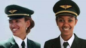 Ethiopian Airlines pilot Amsale Gualu and First Officer Selam Tesfaye.- Facebook
