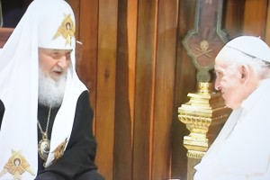Pope meeting Russian Counterpart