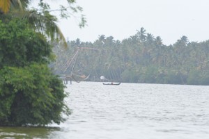 Chinese fishing net in Cherai