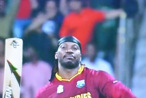 Gayle 100 not out