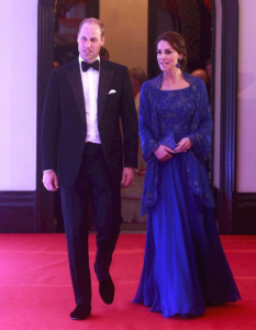 Prince William and his wife Catherine