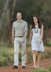 William and Kate at Taj Mahal