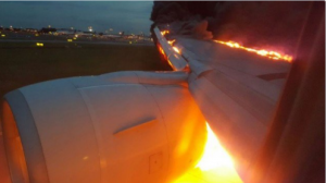 Signapore Airlines fire