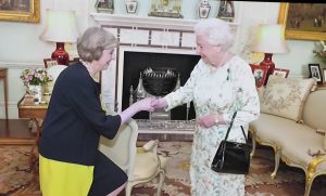  May meeting the Queen