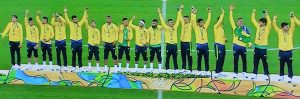 Olympic Gold football winners Brazil