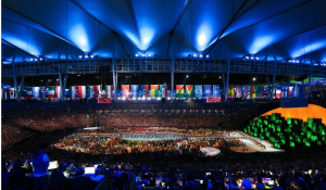 Rio 2016 Olympics opening ceremony at the Maracana Stadium 