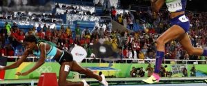 Shaunie dives to win gold in women's 400m