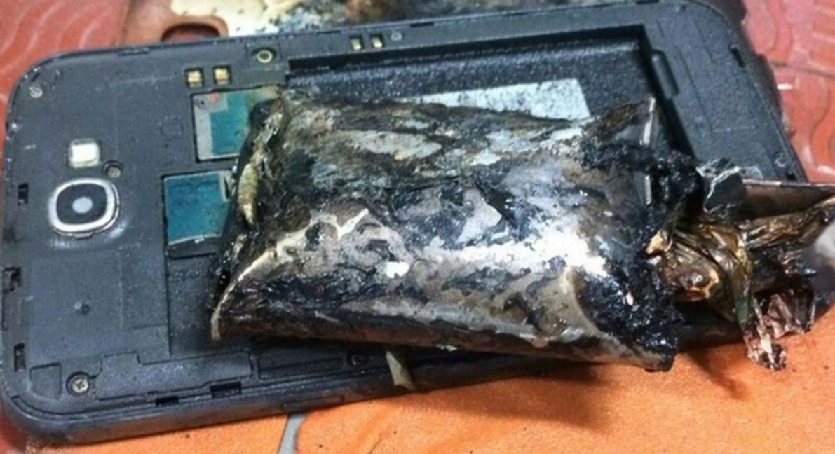 Exploding Samsung Note2