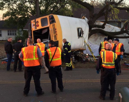 School bus crash