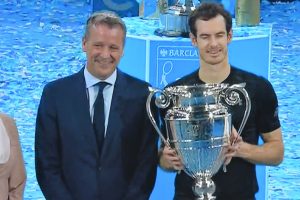 Andy's Murray with Emirates Chairman