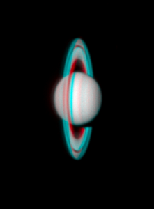 3D view of Saturn
