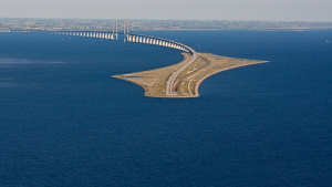 The Bridge that connects Sweden and Denmark