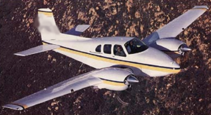 Beechcraft twin engine plane