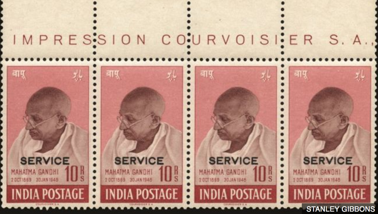 Gandhi stamp sold for £500k