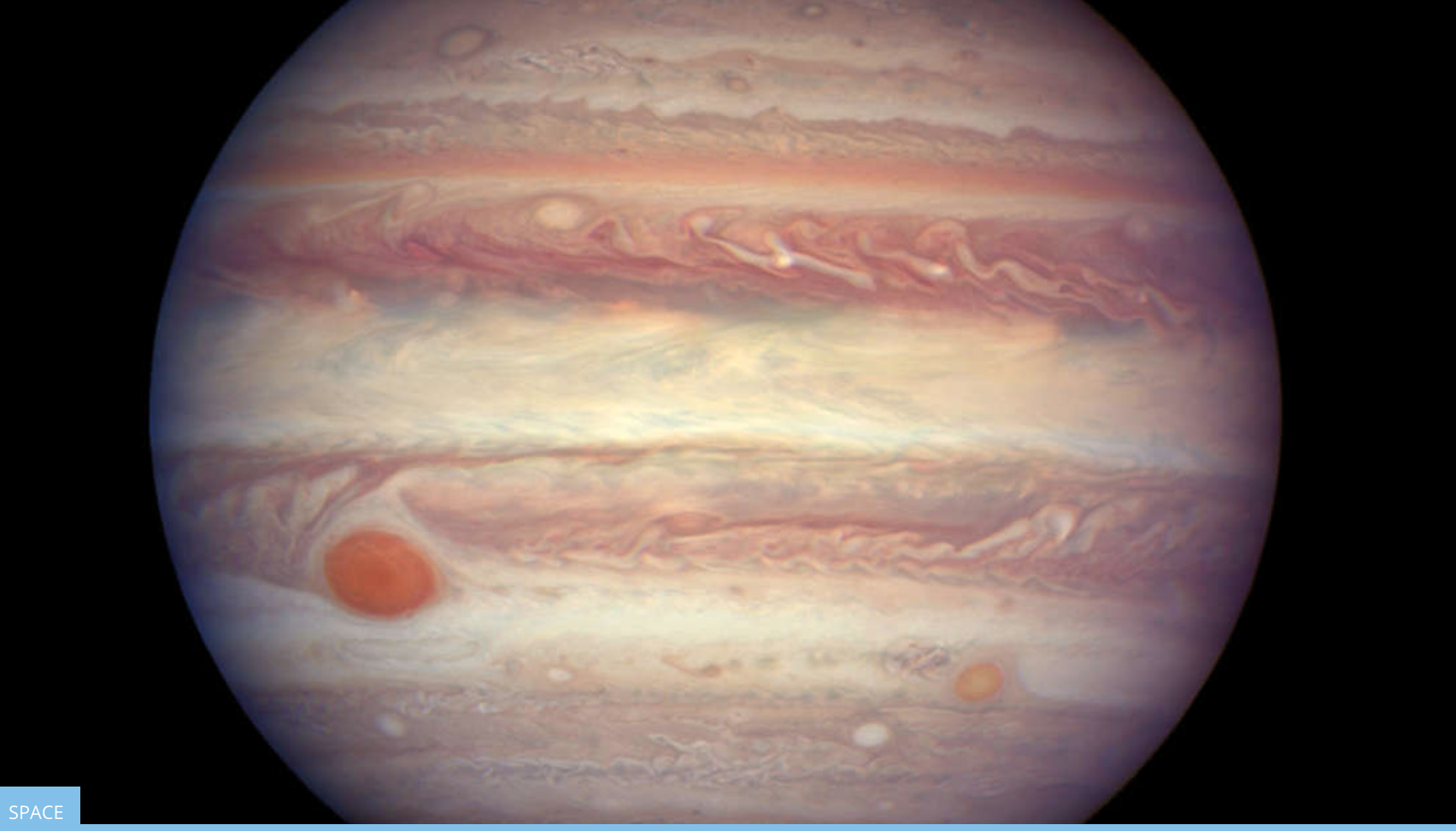 NASA’s Hubble telescope snapped Jupiter on April 3, 2017.