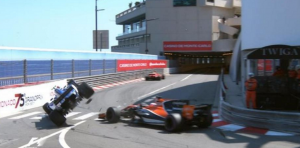 Jenson Button collision