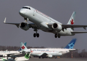 Air Canada flight mistakenly lined up to land on the taxiway with four other planes on it  at San Francisco International Airport.