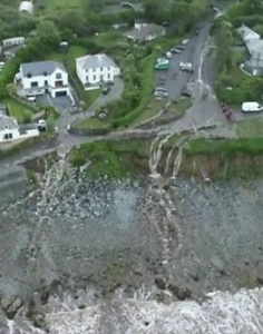 Devastating floods at Cornwall