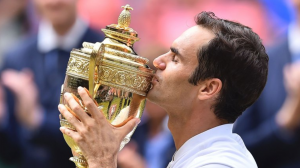 Roger Federer first man to win 8 times Wimbledon