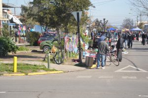 Santiago roadside flea market