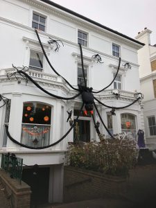 Halloween celebrations at Philimore Gardens, London Kensington