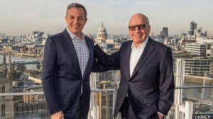 Bob Iger and Rupert Murdoch