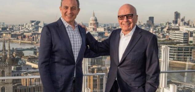 Bob Iger and Rupert Murdoch