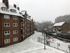 Snow at Hampstead Heath