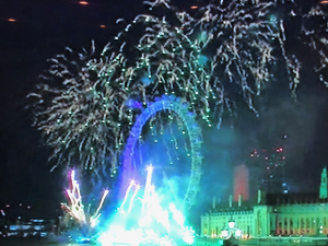 London Eye 2018 fireworks