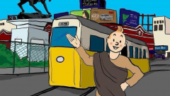 Tintin at Kolkata