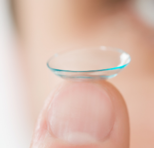 Polymer used in soft contact lenses