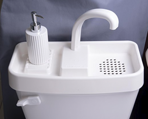 Turn your toilet flush into a sink