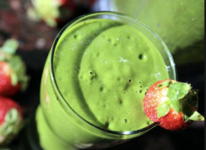 Spinach and Strawberry smoothie