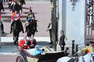 The Queen in royal Horse carriage