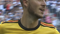 Eden Hazard make it 2-0 for Belgium