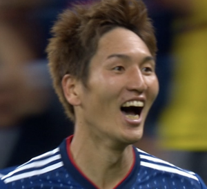 Genki Haraguchi angles shot past Courtois for early lead