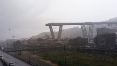 Morandi Bridge collapsed at about 11:30am