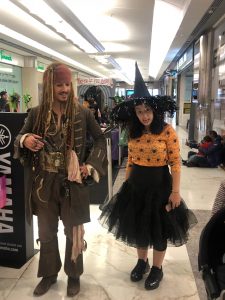 Halloween at Brent Cross Shopping Centre London.