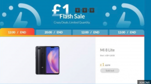 Xiaomi £1 flash sale