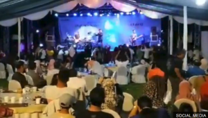  local rock band Seventeen, who were performing under a tent on a beach was hit by tsunami
